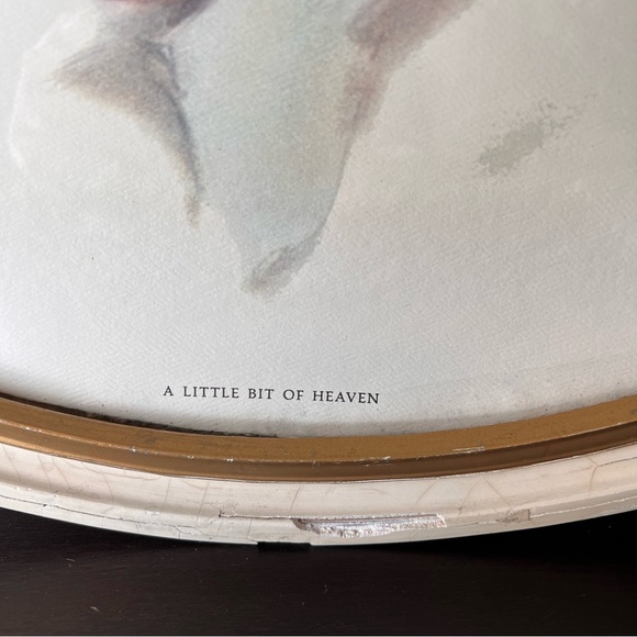 Vintage 1930’s Bessie Pease Gutmann ‘A Little Bit of Heaven’ Signed Litho in Ova - Picture 4 of 7